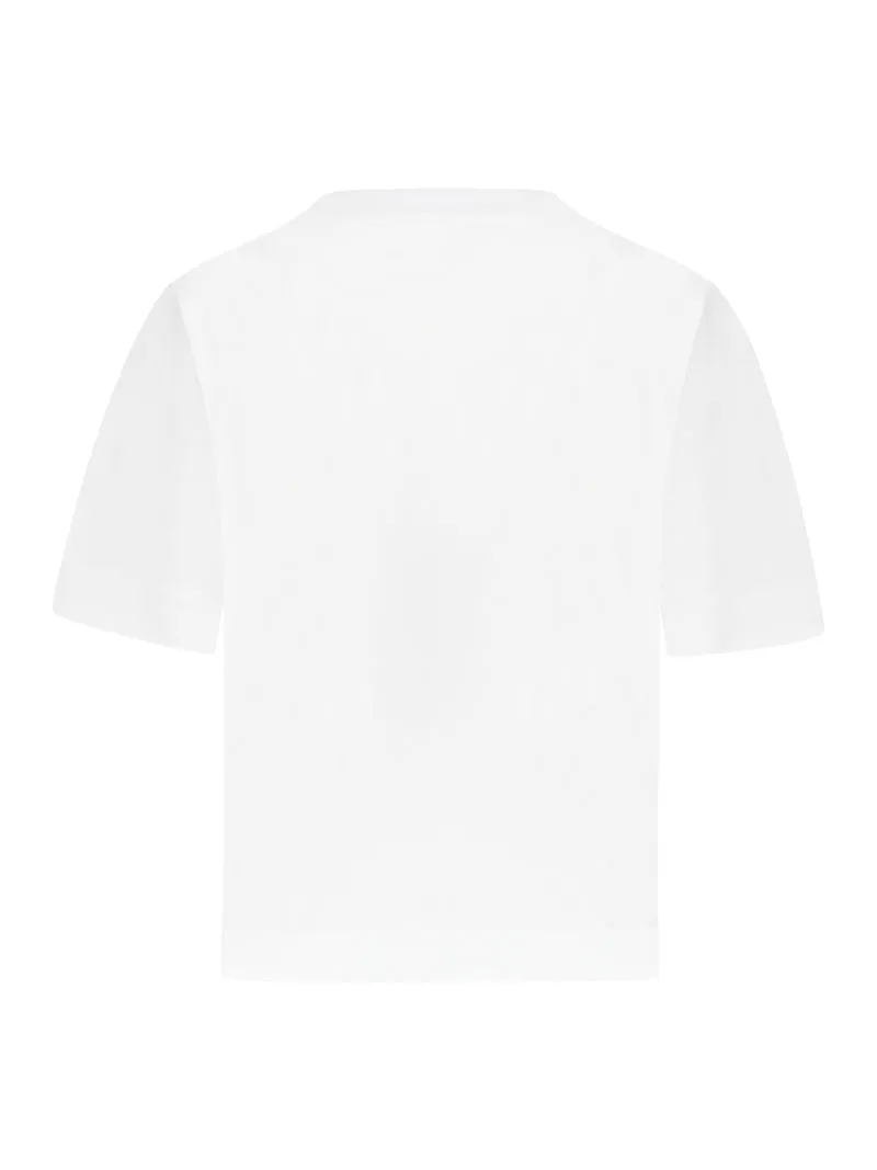 T-shirt corta con logo grande
