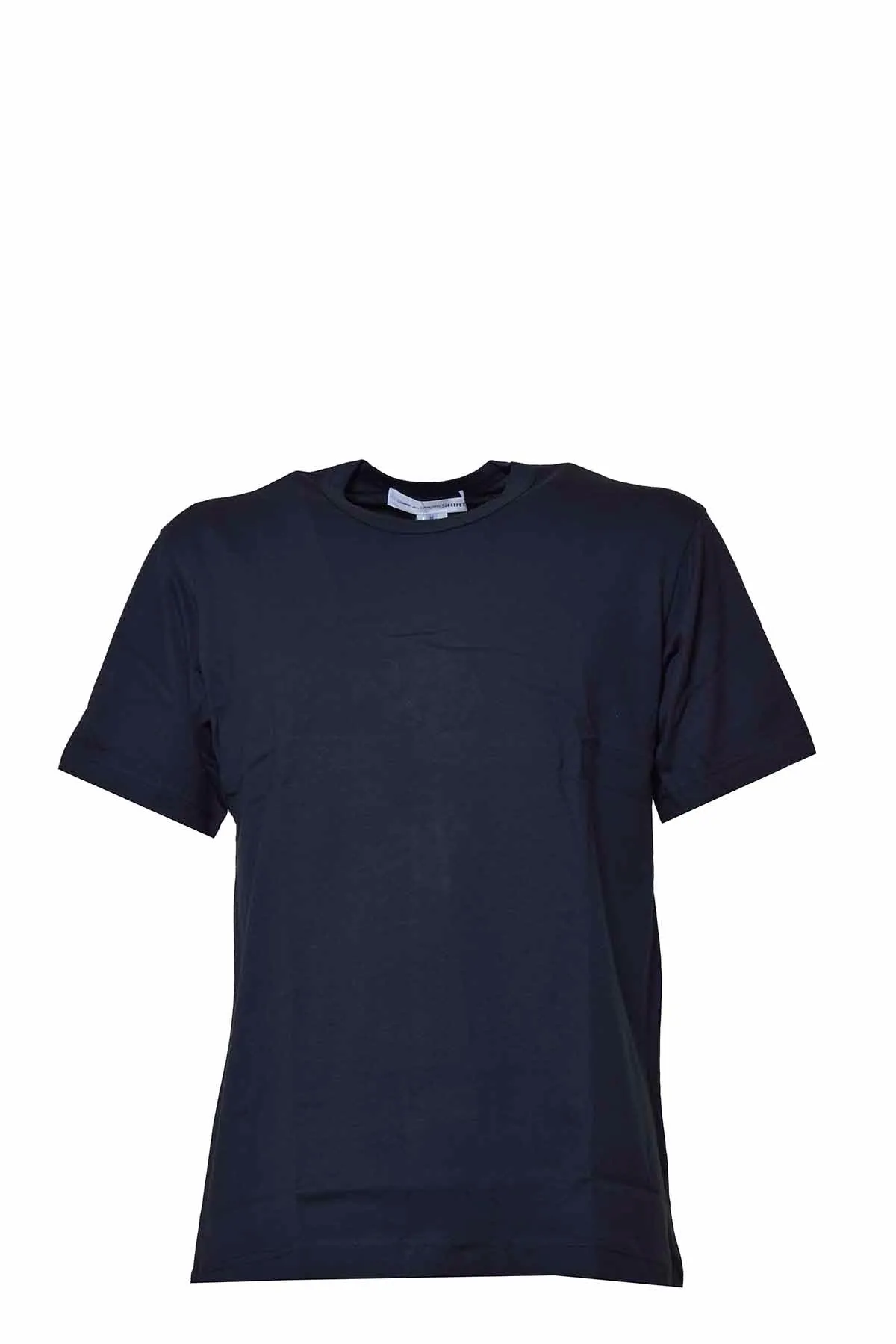 T-shirt in cotone blu navy Comme des Garons