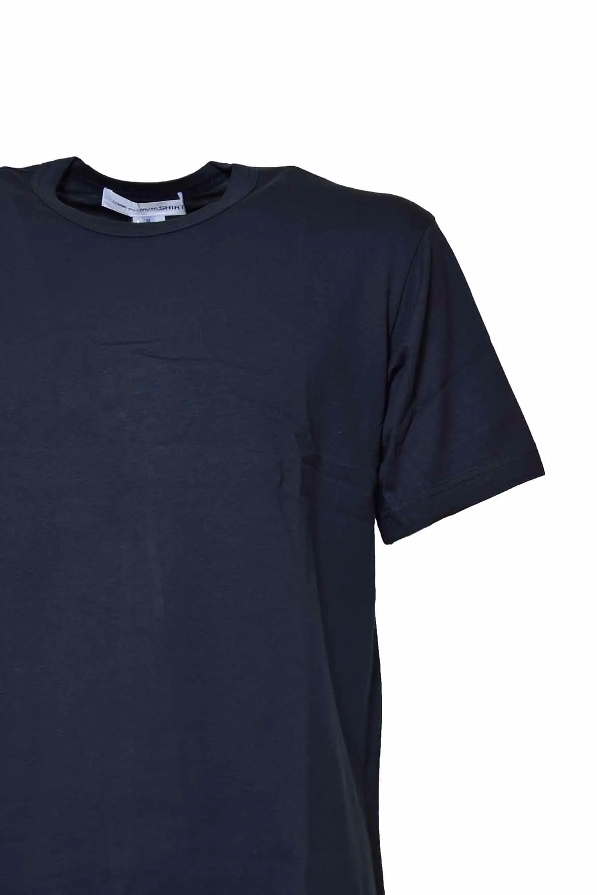 T-shirt in cotone blu navy Comme des Garons