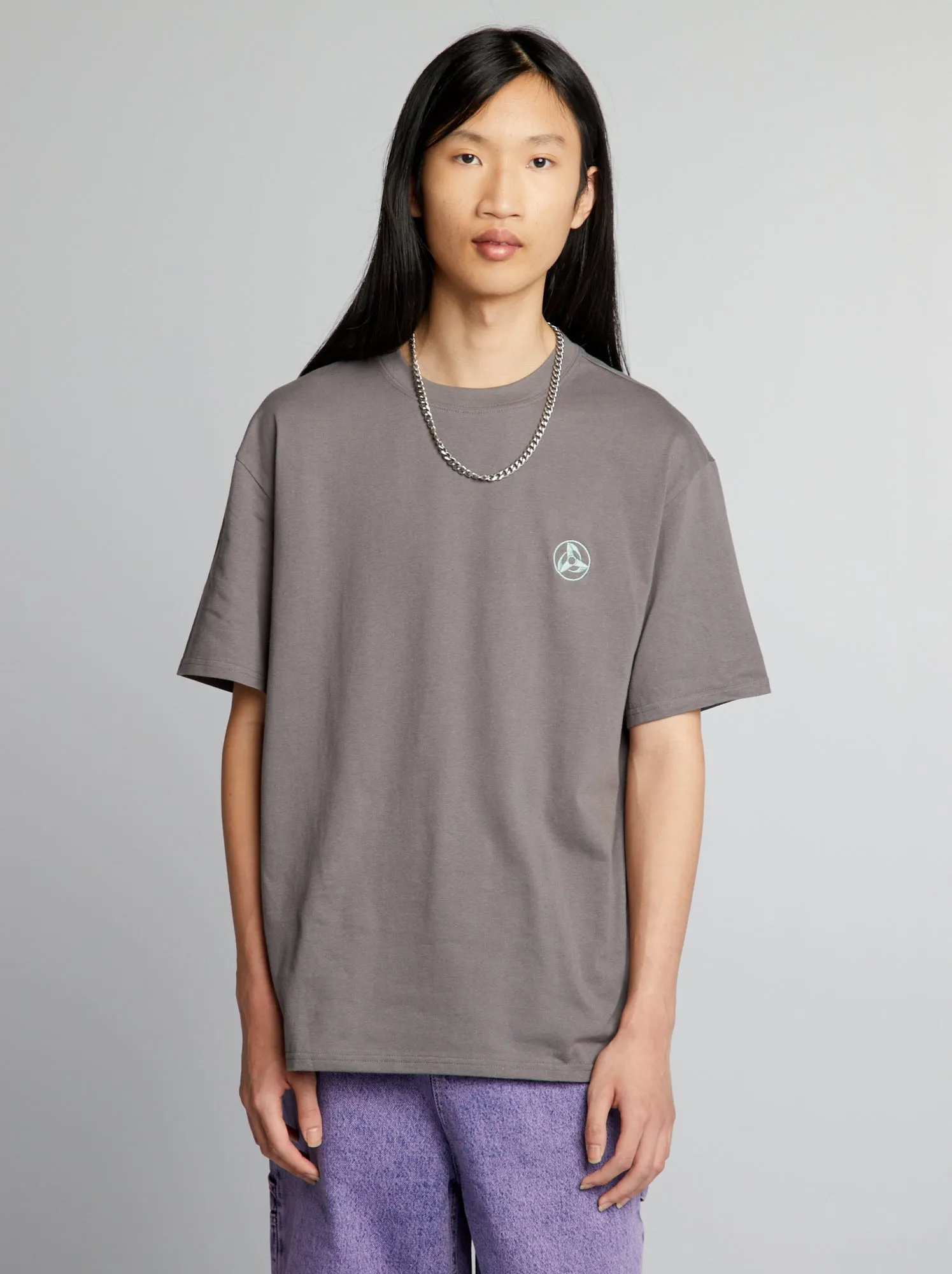 T-shirt oversize 'Naruto' - GRIGIO
