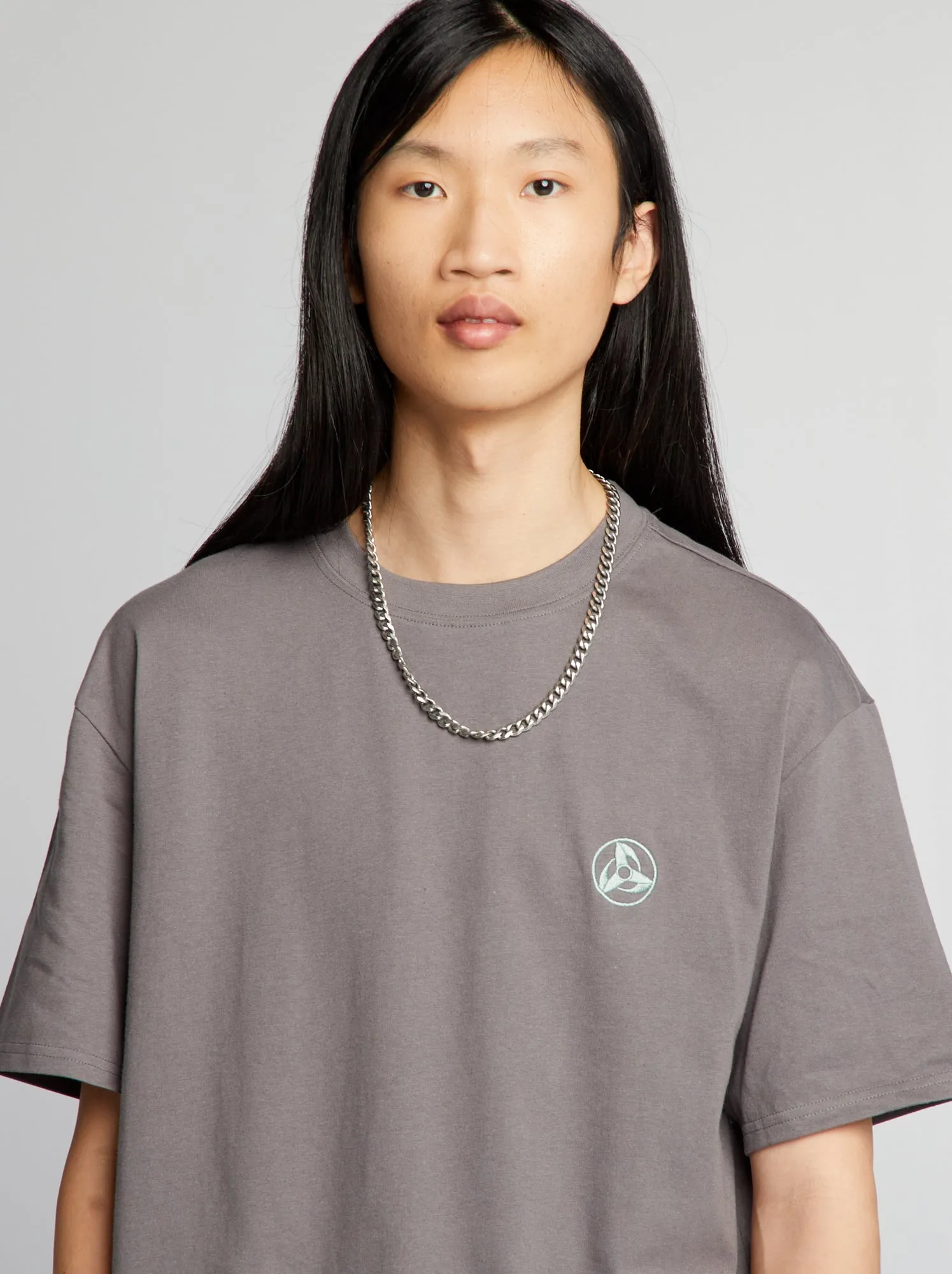 T-shirt oversize 'Naruto' - GRIGIO