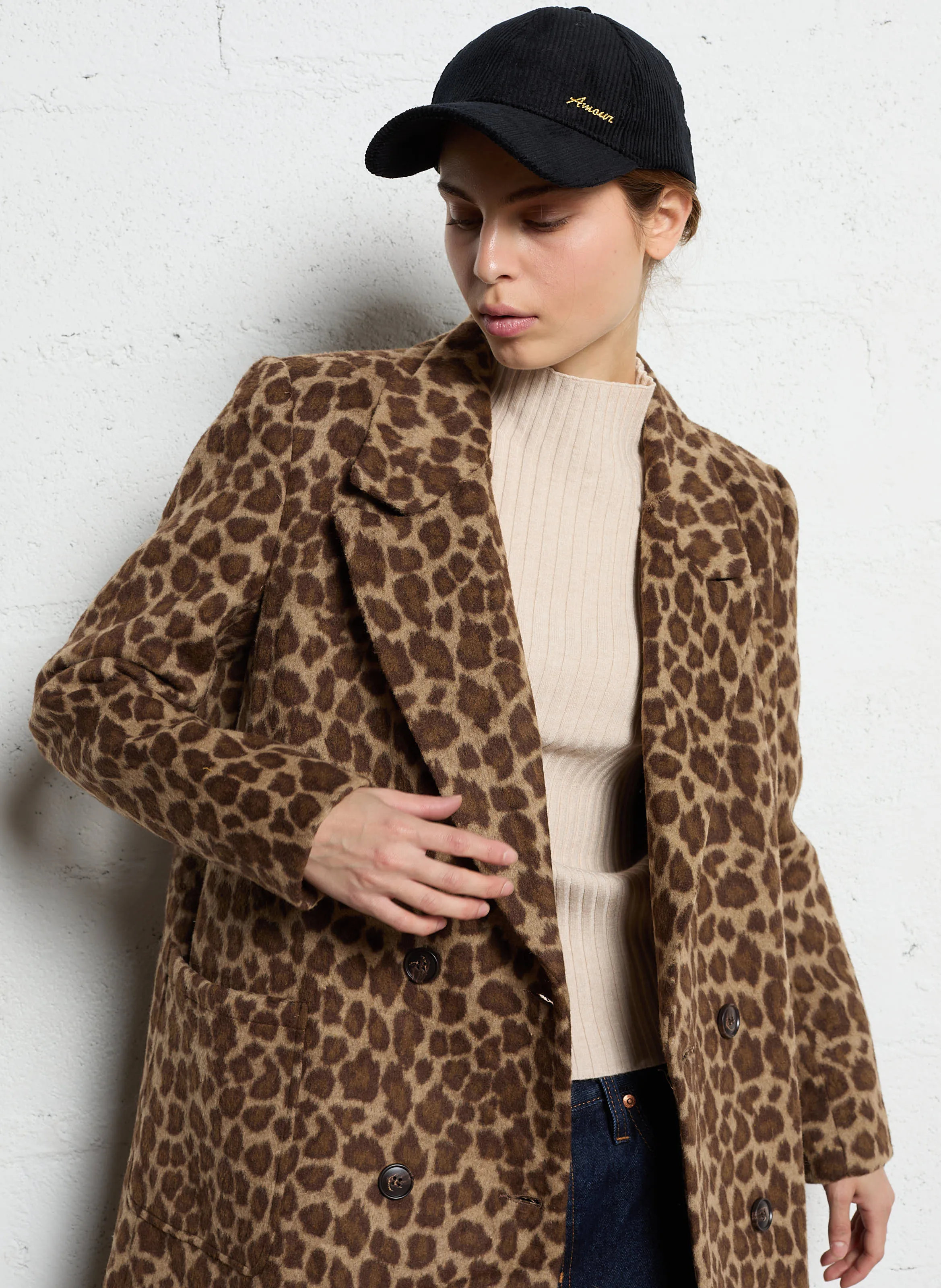  THE KORNER   Cappotto collo tailleur | Marrone