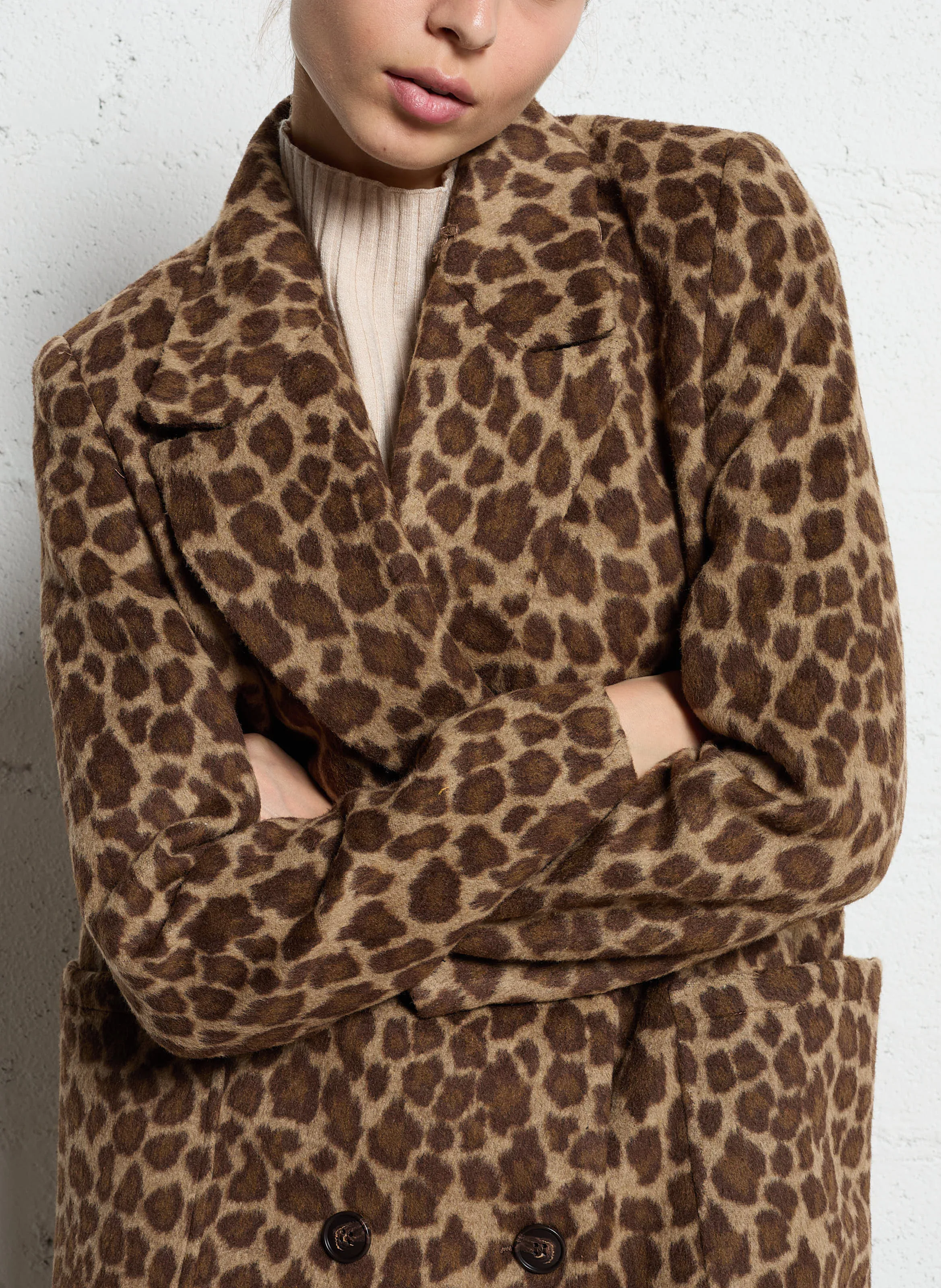  THE KORNER   Cappotto collo tailleur | Marrone