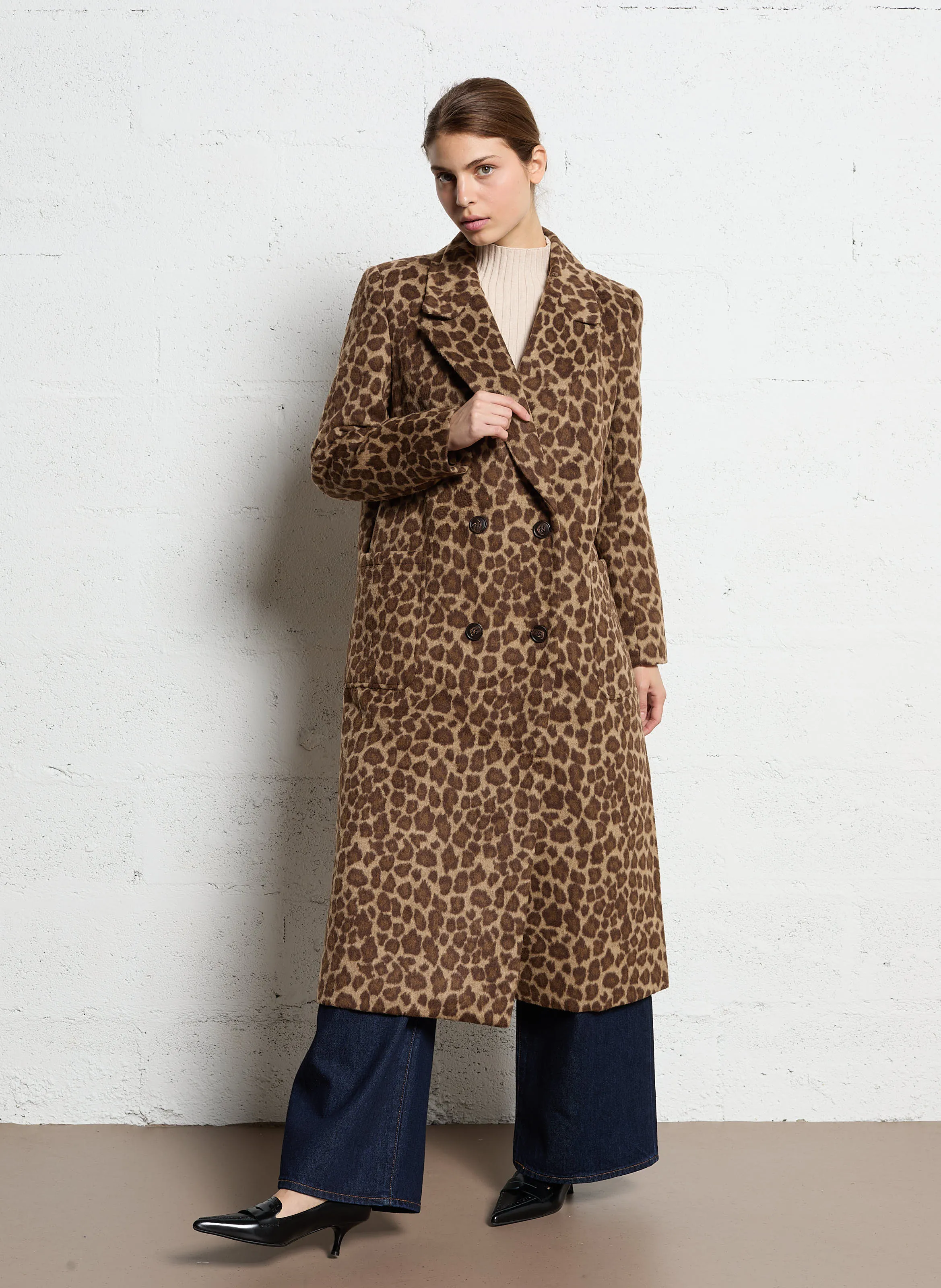  THE KORNER   Cappotto collo tailleur | Marrone
