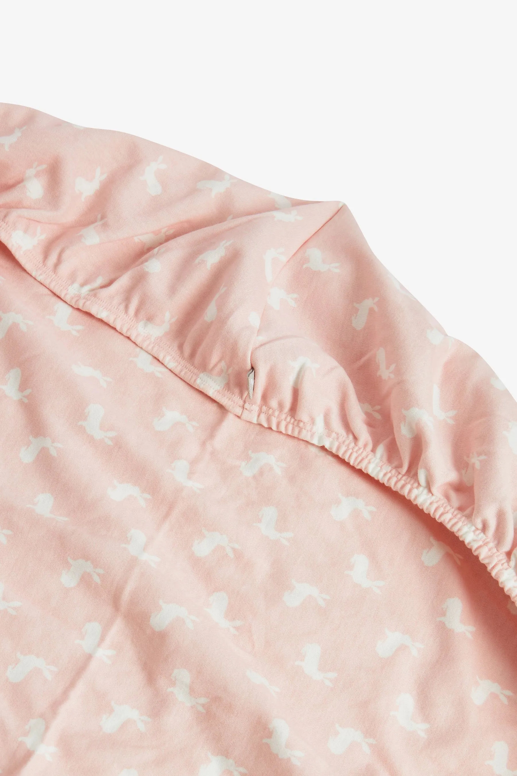 The Little Tailor 2 Pack 100% Cotton Baby Fitted Jersey Cot Sheets    