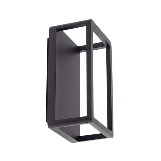 Thorvid LED All'aperto Applique da Parete H26 Nero - Lucande | Acquista online