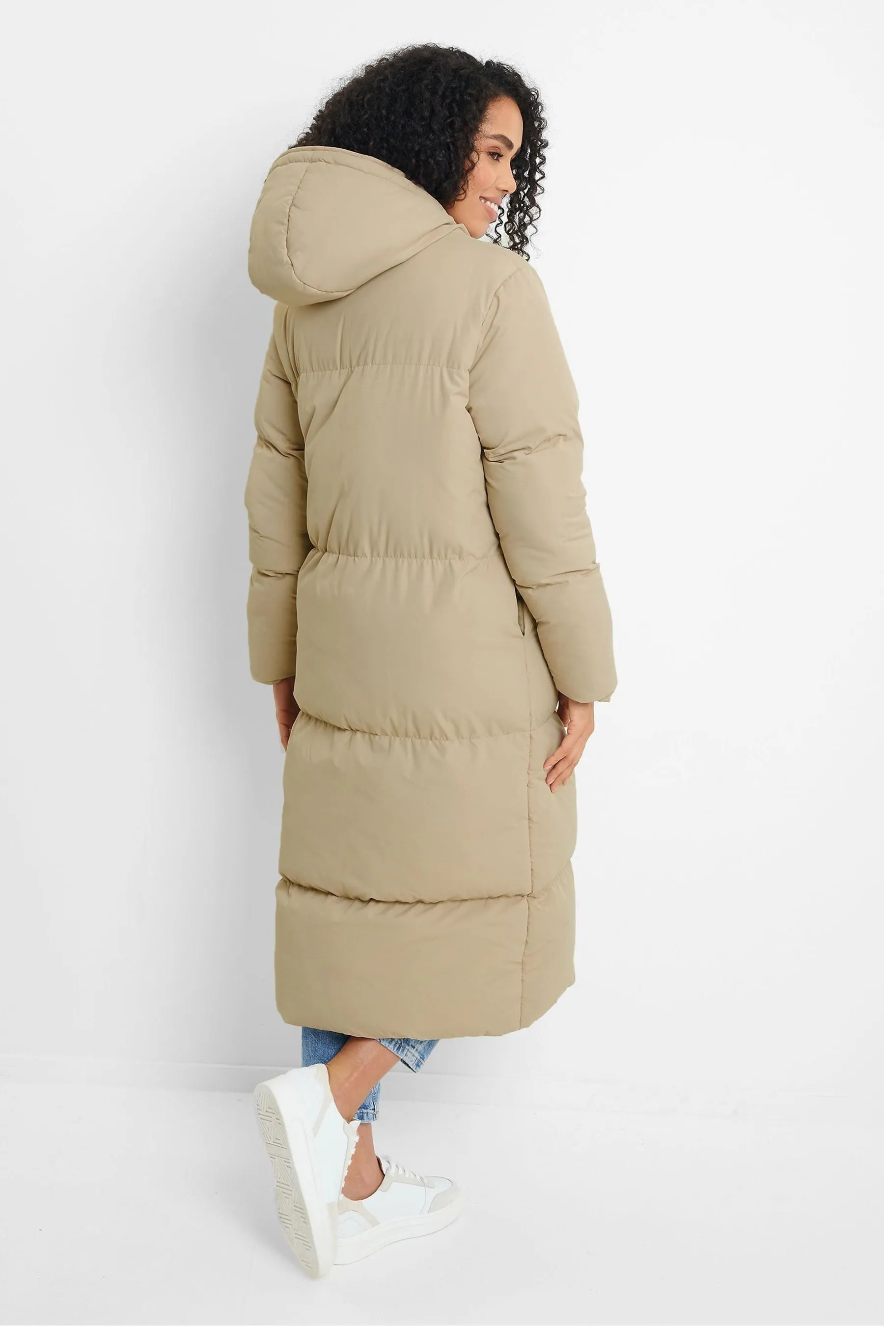 Threadbare - Giacca imbottita lunga Con cappuccio