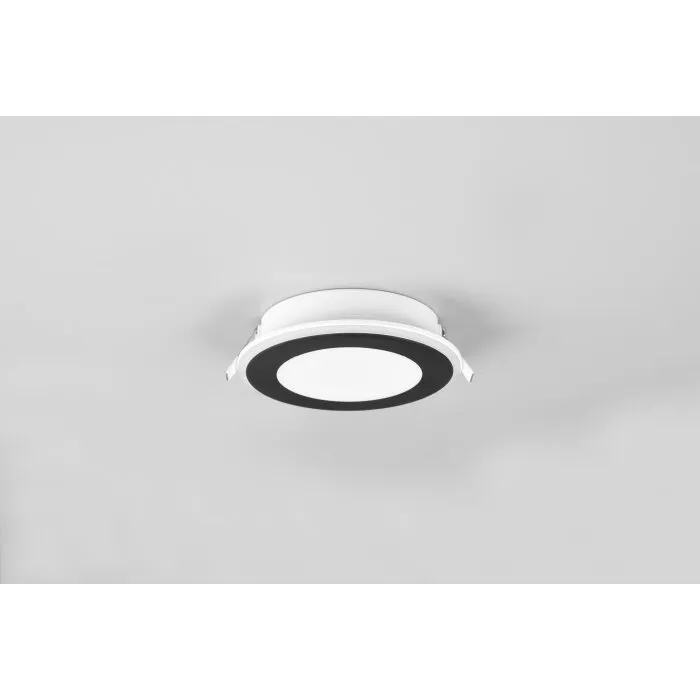 Trio-Leuchten Aura Lampada da incasso LED Nero, 1-Luce
