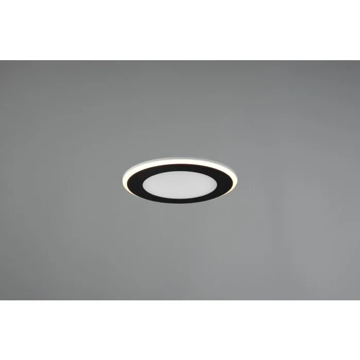 Trio-Leuchten Aura Lampada da incasso LED Nero, 1-Luce