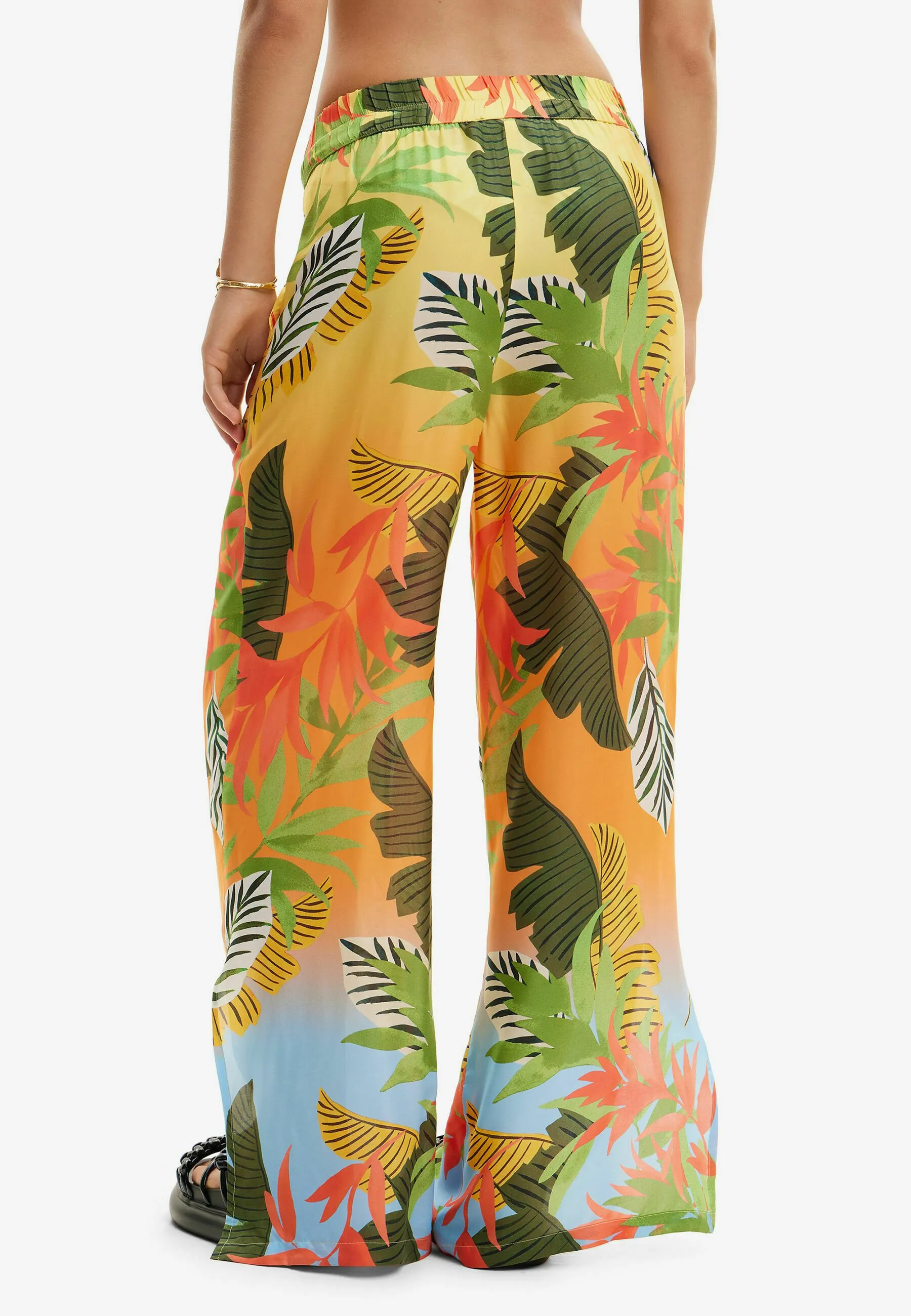 TROPICAL WIDE-LEG  - Pantaloni