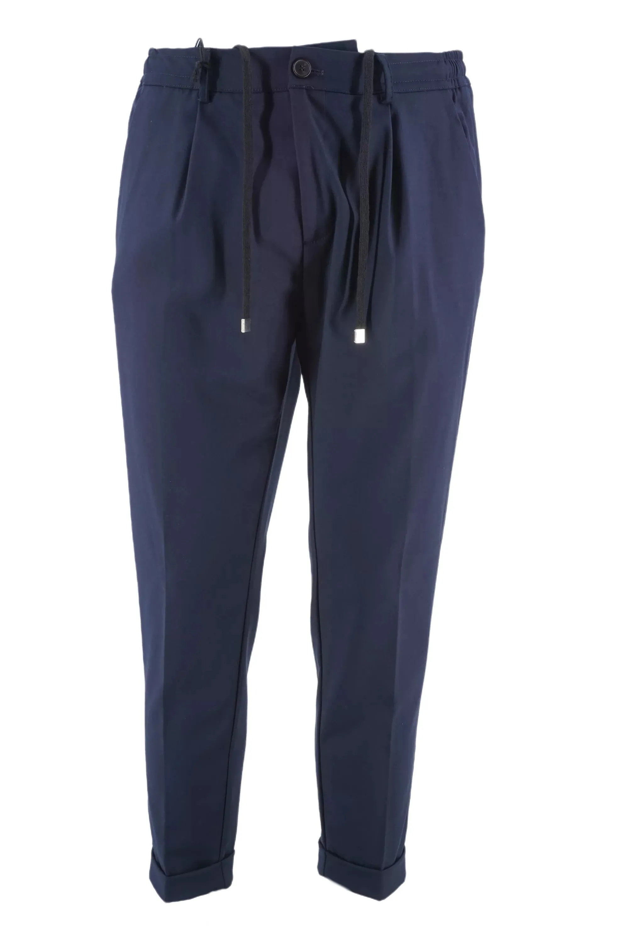 Trousers with Drawstring Waist By And / Blue