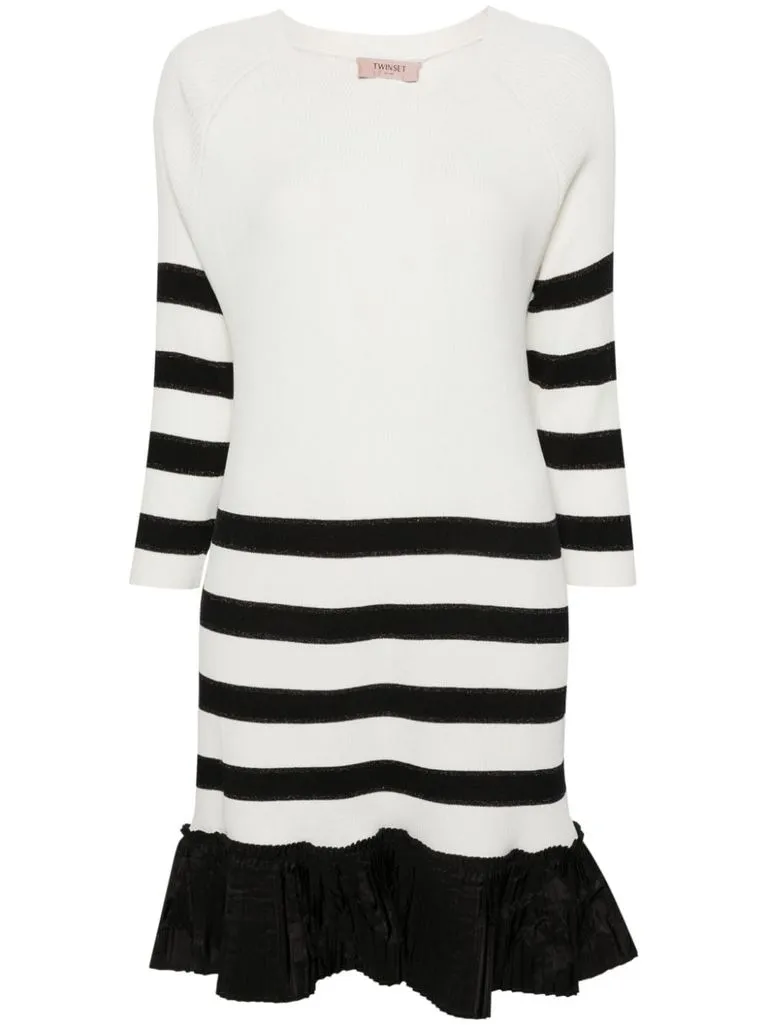 twinset Abito stampa a righe