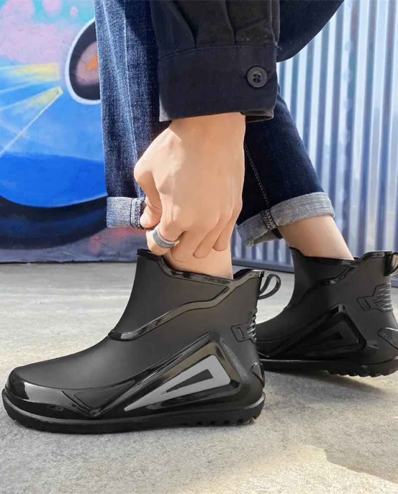 Uomo 2022 Nuovi stivali da pioggia Shaxi per escursionismo leggero antiscivolo allaperto Scarpe da pesca in gomma impermeabili