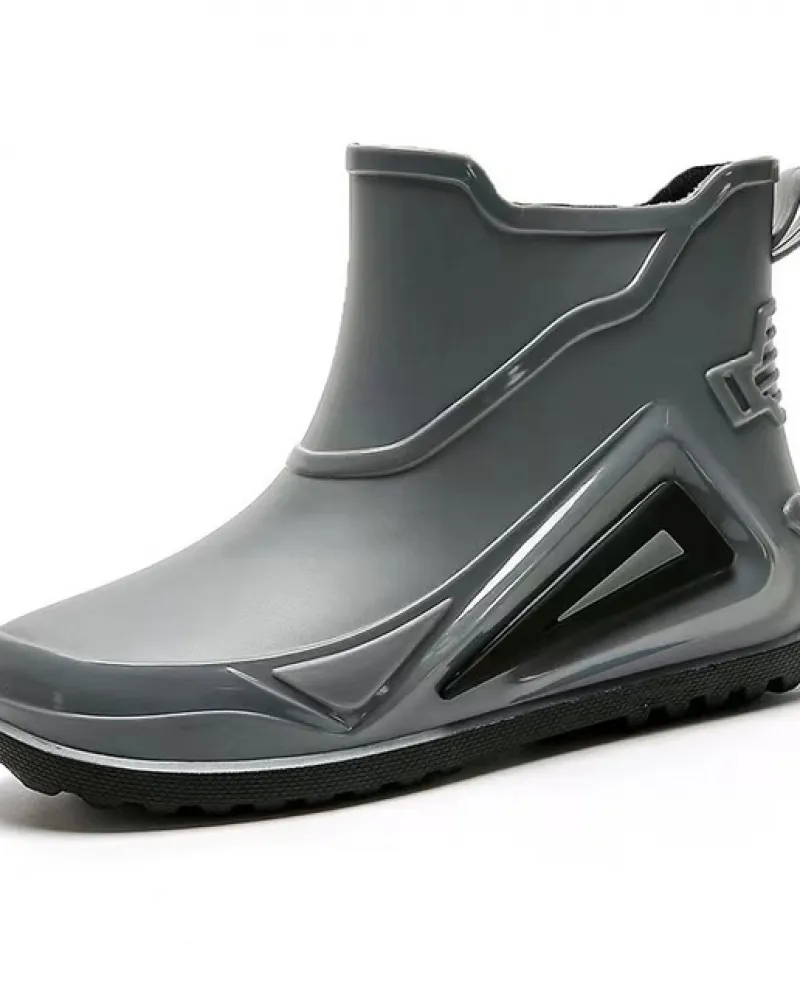 Uomo 2022 Nuovi stivali da pioggia Shaxi per escursionismo leggero antiscivolo allaperto Scarpe da pesca in gomma impermeabili