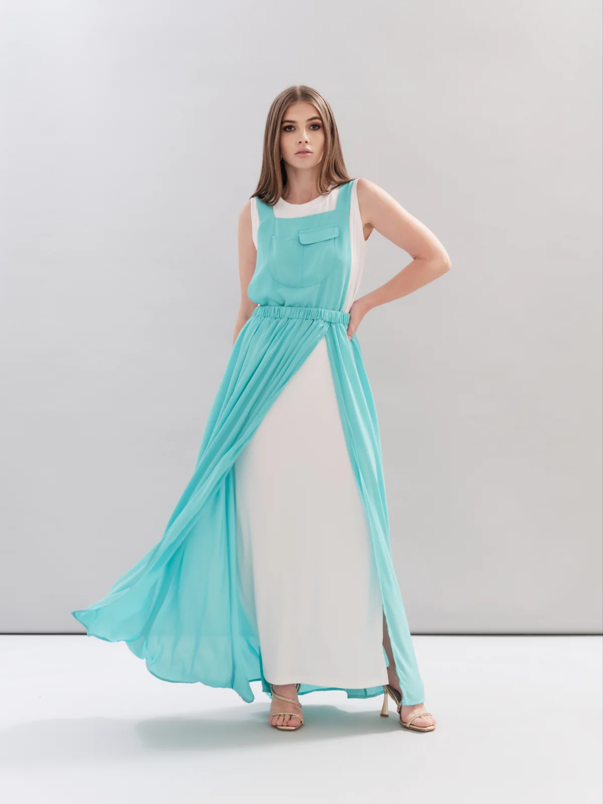 White Wise | SALOPETTE IN GEORGETTE – WW29521