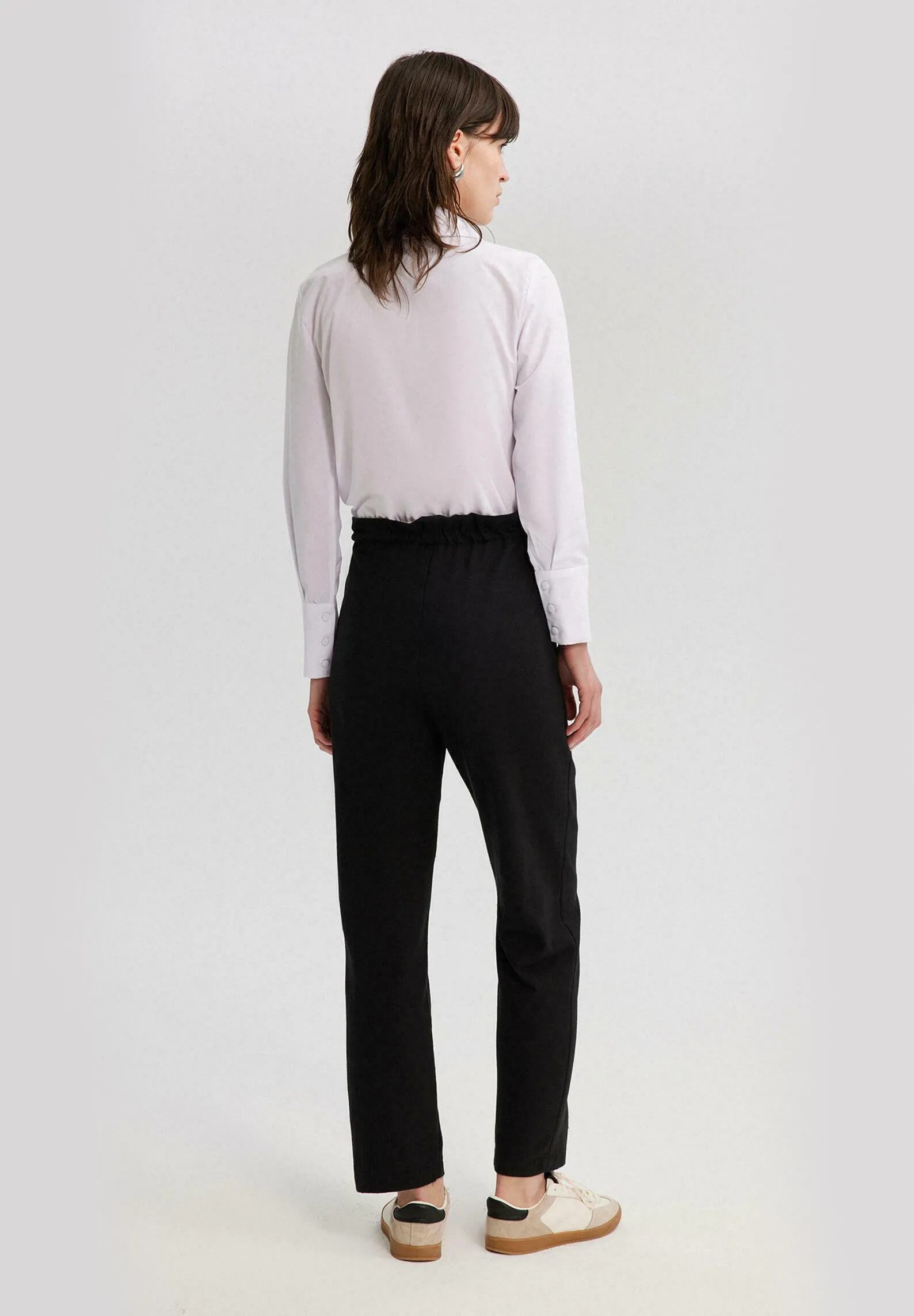 WITH ELASTIC WAIST - Pantaloni