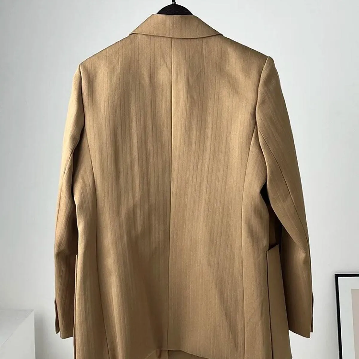 Xfpv Cappotto da caffè da donna a maniche lunghe di alta qualità da ufficio Cappotto da caffè di tendenza moda Abbigliamento da