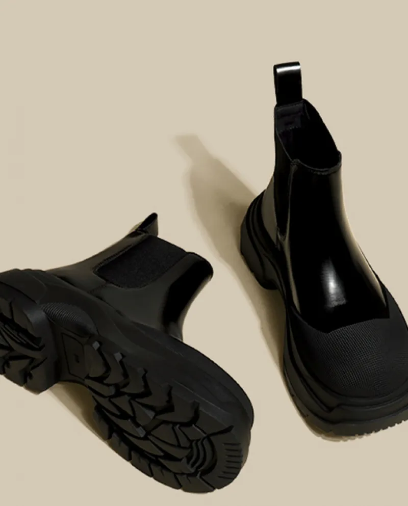 Zeppe Piattaforma Tacchi Alla Caviglia Sport Donna Stivali Inverno Nuovo Casual Lavoro A Piedi Scarpe Da Donna Tacchi Alti Pompe